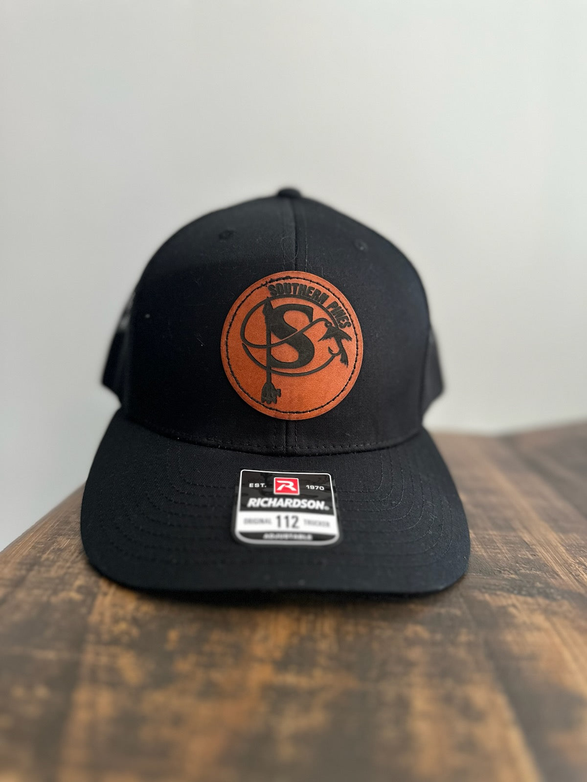 SP Black Leather Hook Patch