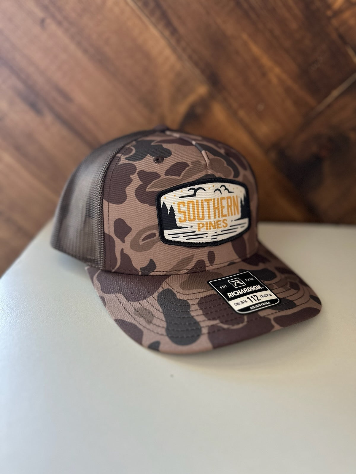 SP Brown Camo Gold Patch