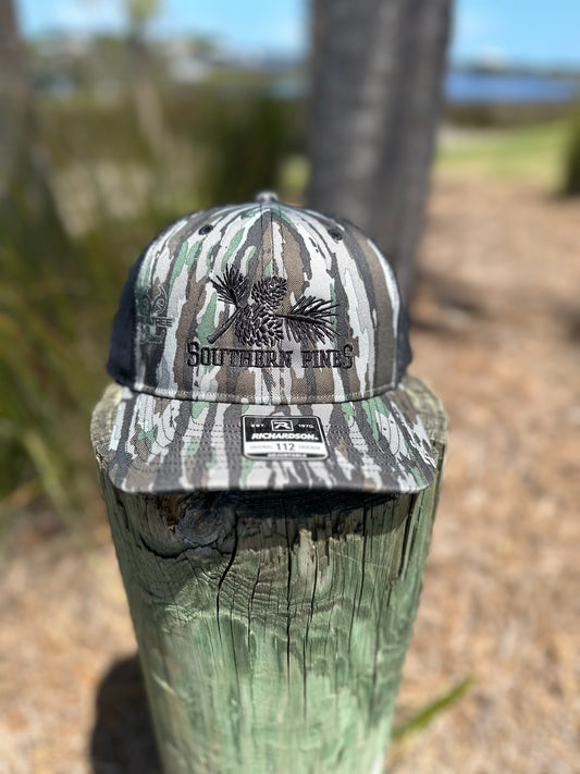 SP Black/RT Camo Trucker