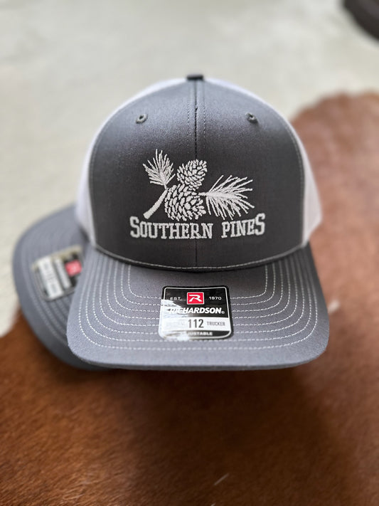 SP White & Grey Trucker