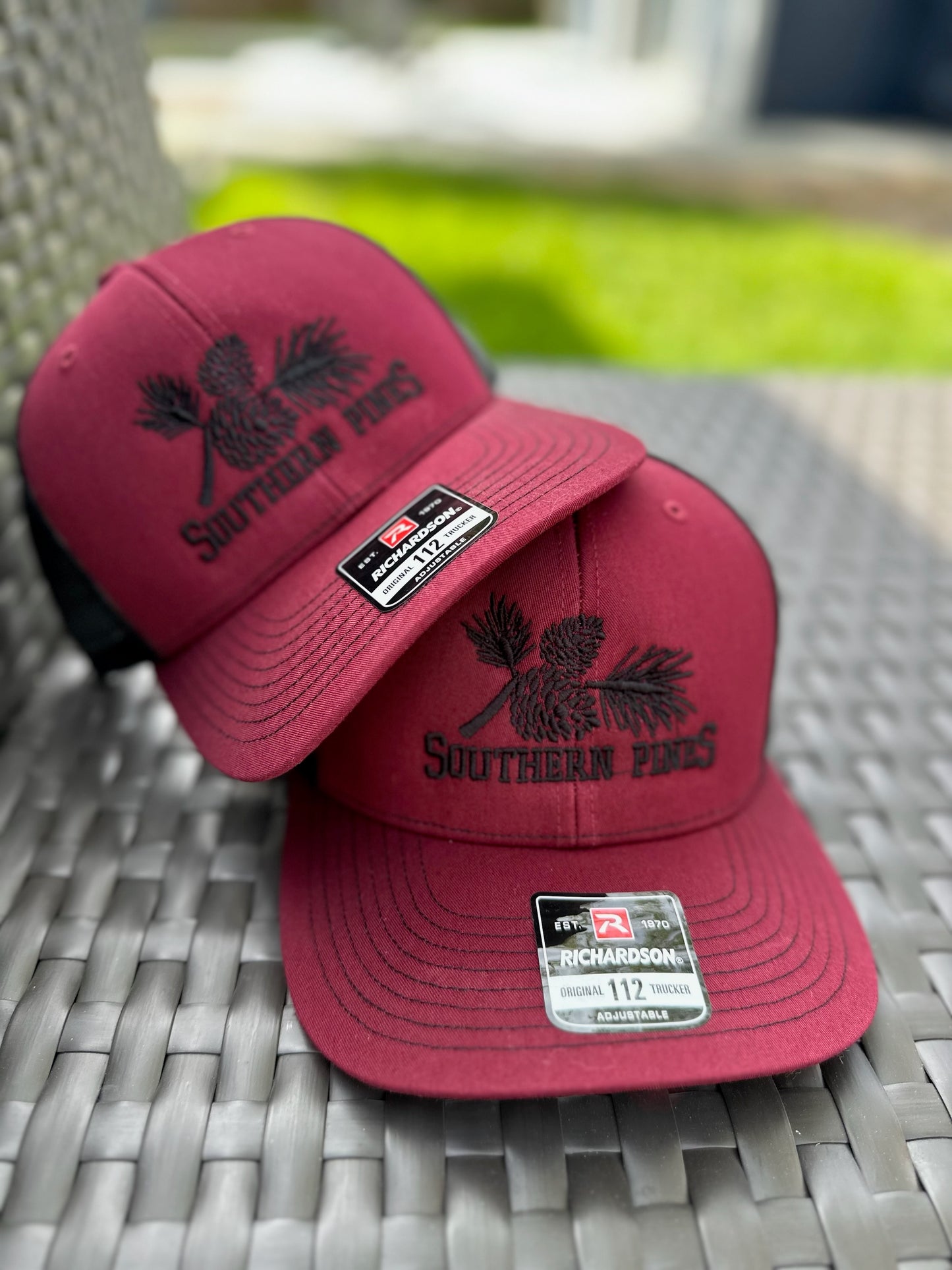 SP Black/Maroon Trucker