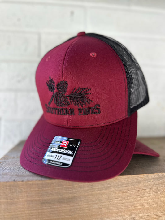 SP Black/Maroon Trucker