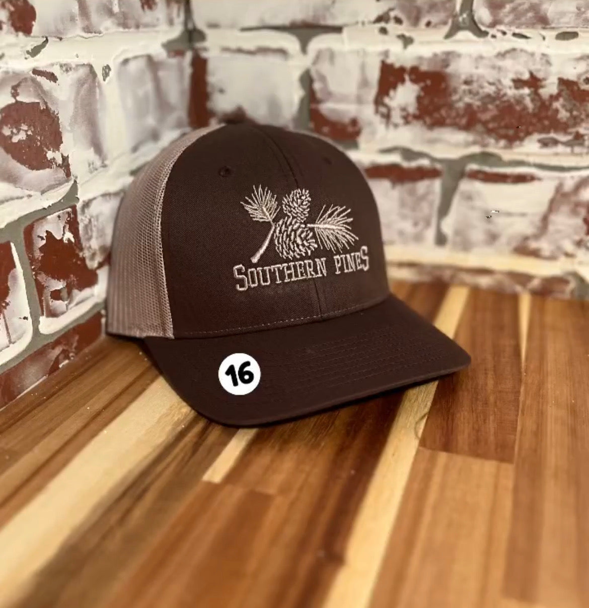 SP Tan/Brown Trucker – Southern Pines Hat Co