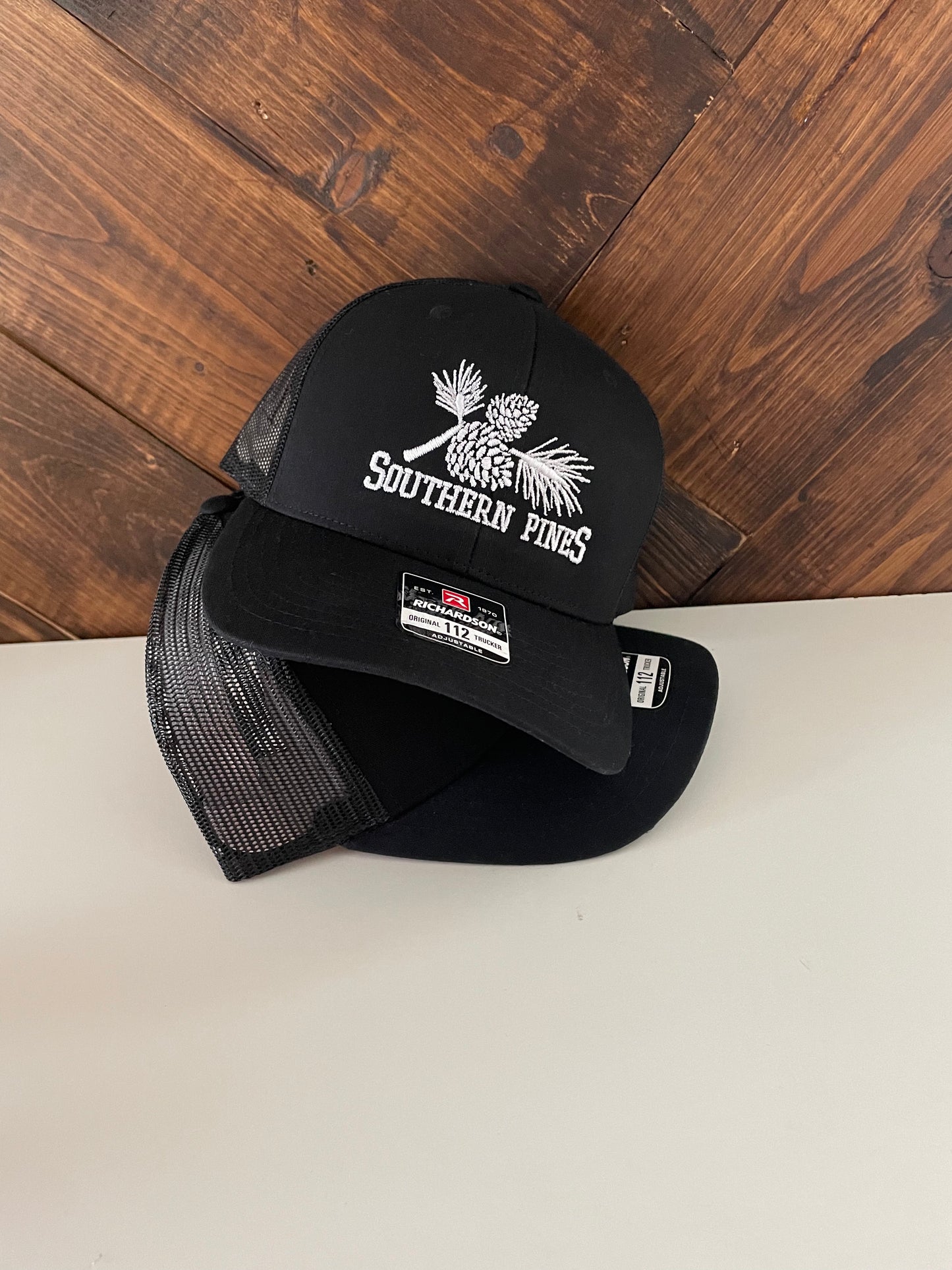 SP White/Black Trucker