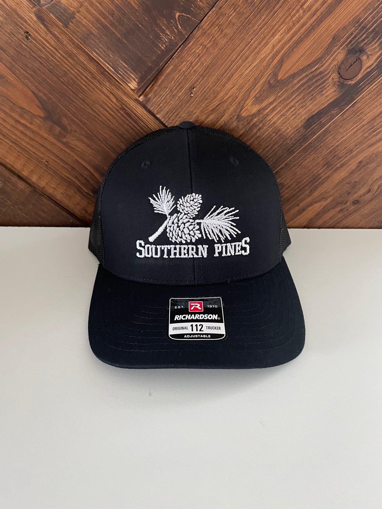 SP White/Black Trucker